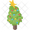 Christmas Tree Grand Fir Christmas Decorations Icon