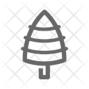 Tree Christmas Greeting Icon