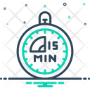 Chronometer Timekeeper Minute Icon