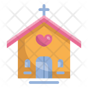Church Heart Love Icon
