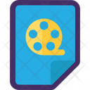 Cinema File Movie File Multimedia File Icon