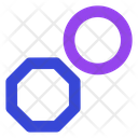 Circle And Octagon Icon