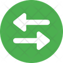 Circle Data Transfer Icon