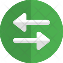 Circle Data Transfer Icon