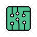 Circuit Chip Electric Icon