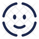 Circulo De Escaneo Facial Icono