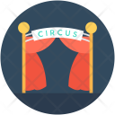 Circus Theater Stage Icon