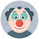 Circus Joker Tramp Clown Auguste Clown Icon