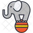 Circus Elephant Icon