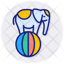 Circus Elephant Icon