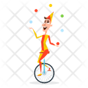 Circus Joker Joker Cycling Icon