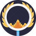 Flame Circus Ring Ring Icon
