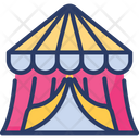 Circus Tent Carnival Canopy Icon