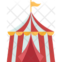 Circus Tent Circus Camp Tent Icon