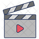 Clapboard Video Film Icon
