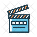 Clapperboard Movie Cinema Icon