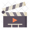 Clapperboard Movie Slate Icon