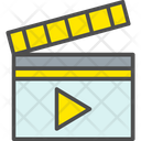 Clapperboard Movie Clapperboard Film Icon