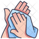 Clean Towel Hand Icon