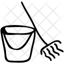 Cleaning Janitor Mop Icon