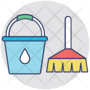 Janitor Services Mop Icon