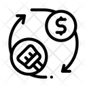 Cleaning Money  Icon