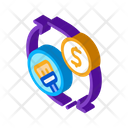 Cleaning Money  Icon