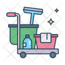 Cleaning Trolley  Icon