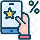 Click On Star Mobile Rating Icon