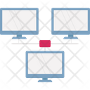 Client Server Computer Sharing Hosting Server Icon