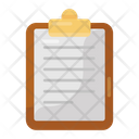 Clipboard Drafting Pad Jotter Icon