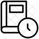 Clock Book Planning Icon