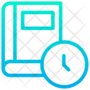 Clock Book Icon