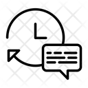 Clock Message Icon