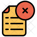 Document Close File Icon