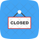 Closed Sign Board Icon