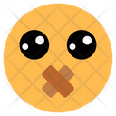 Closed Mouth Emoji Icon