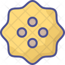 Cloth Button Hole Button Round Button Icon