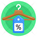 Clothes Hanger Discount Tag Shopping Discount Icon