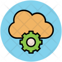 Cloud Gear Network Icon