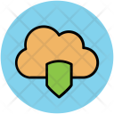 Cloud Shield Network Icon