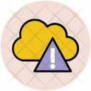 Cloud Hazard Computing Icon
