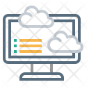 Cloud Data Analytics Icon