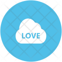 Cloud Word Love Icon