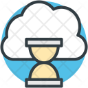 Cloud Hourglass Loading Icon