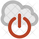 Cloud Power Button Icon
