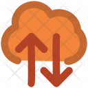 Cloud Network Arrows Icon