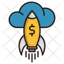 Fast Money Cloud Icon