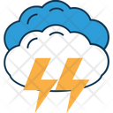 Cloud Weather Bolt Icon