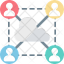 Cloud Outsource Cloud User Icon